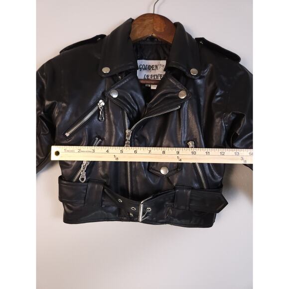 Harley-Davidson Toddler 3T Style Faux Leather Biker Black Jacket - Picture 8 of 11